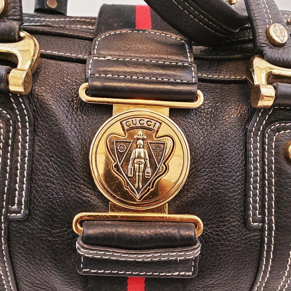 Gucci Aviation Leather Handbag - Picture 8 of 16